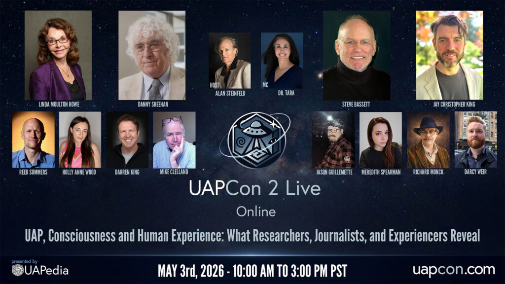 UAPCon Live May 2026 flyer 2 - UAPedia